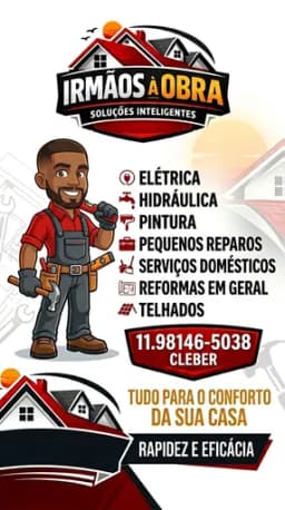 Logo de Irmãos a obra- soluções inteligentes