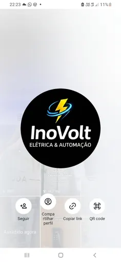 Logo de Inovolt elétrica e automação