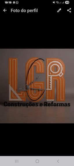 Logo de LGR Construções e Reformas