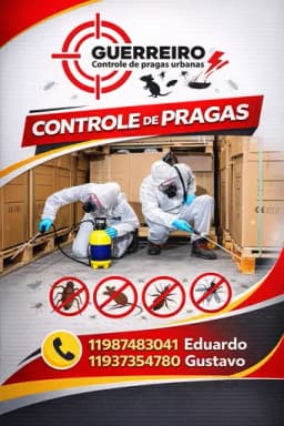 Logo de Guerreiro Controle de Pragas e Serviços Ambientais