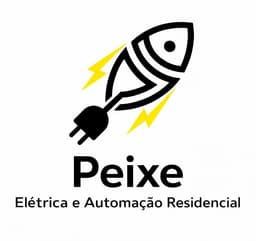 Logo de Peixe Elétrica e Automação Residencial