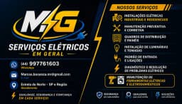 Logo de MG serviços elétricos em geral