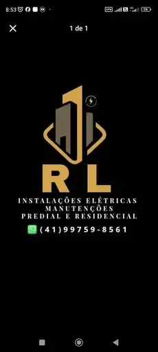 Logo de RL soluções Eletricas