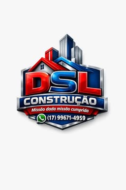 Logo de DSL Construção