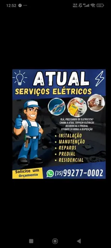 Logo de Atual serviços elétricos