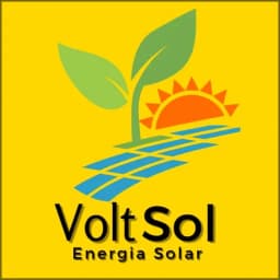 Logo de Voltsol energia solar, elétrica e climatização