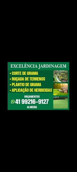 Logo de Excelência jardinagem e paisagismo 