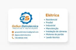 Logo de GoSun Eletrotécnica Projetos e Instalações