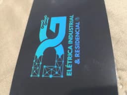 Logo de DG elétrica residencial predial industrial
