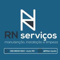 Logo de RN serviços tudo de elétrica e refrigeração
