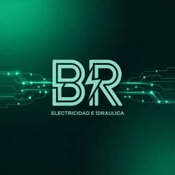 Logo de BR elétrica e idraulica