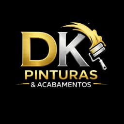 Logo de Dk pinturas e acabamentos 