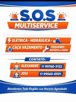 Logo de Elétrica , hidráulica, caça vazamento, e pequeno reparos