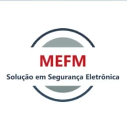 Logo de MEFM Solução em Segurança Eletrônica.