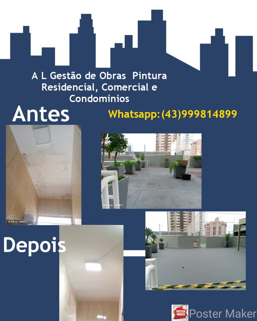 Trabalho de pintor por Anderson