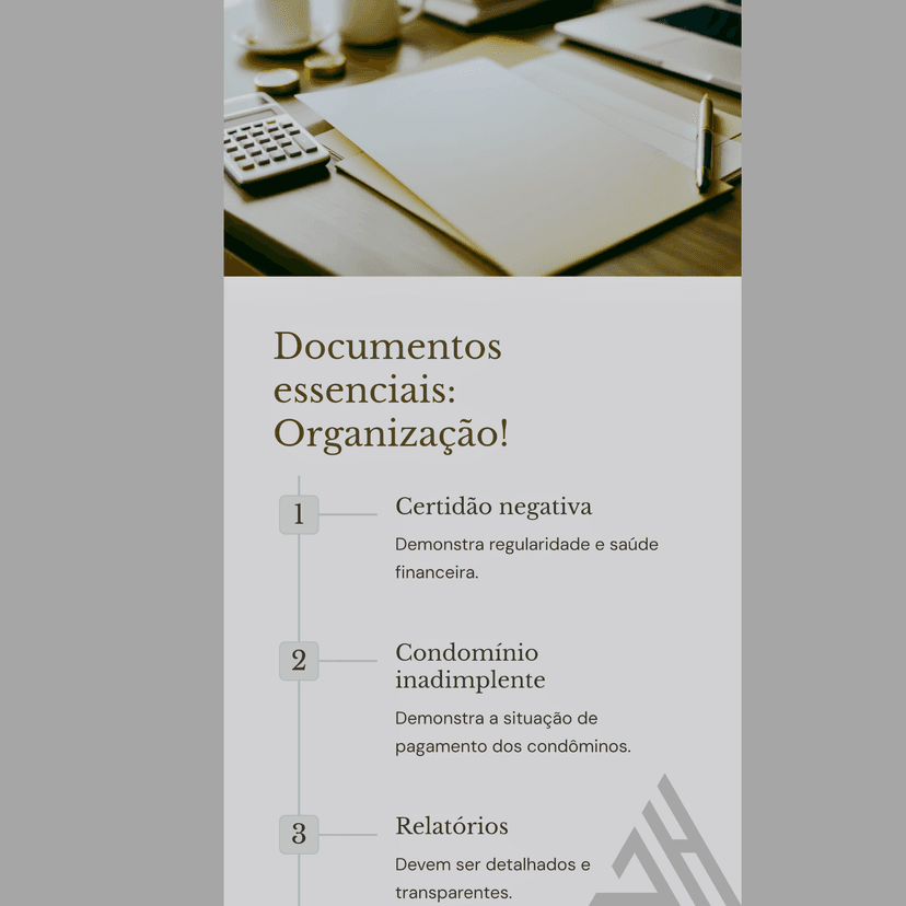 Trabalho de administração de condomínios por Alessandro Hibner Síndico 