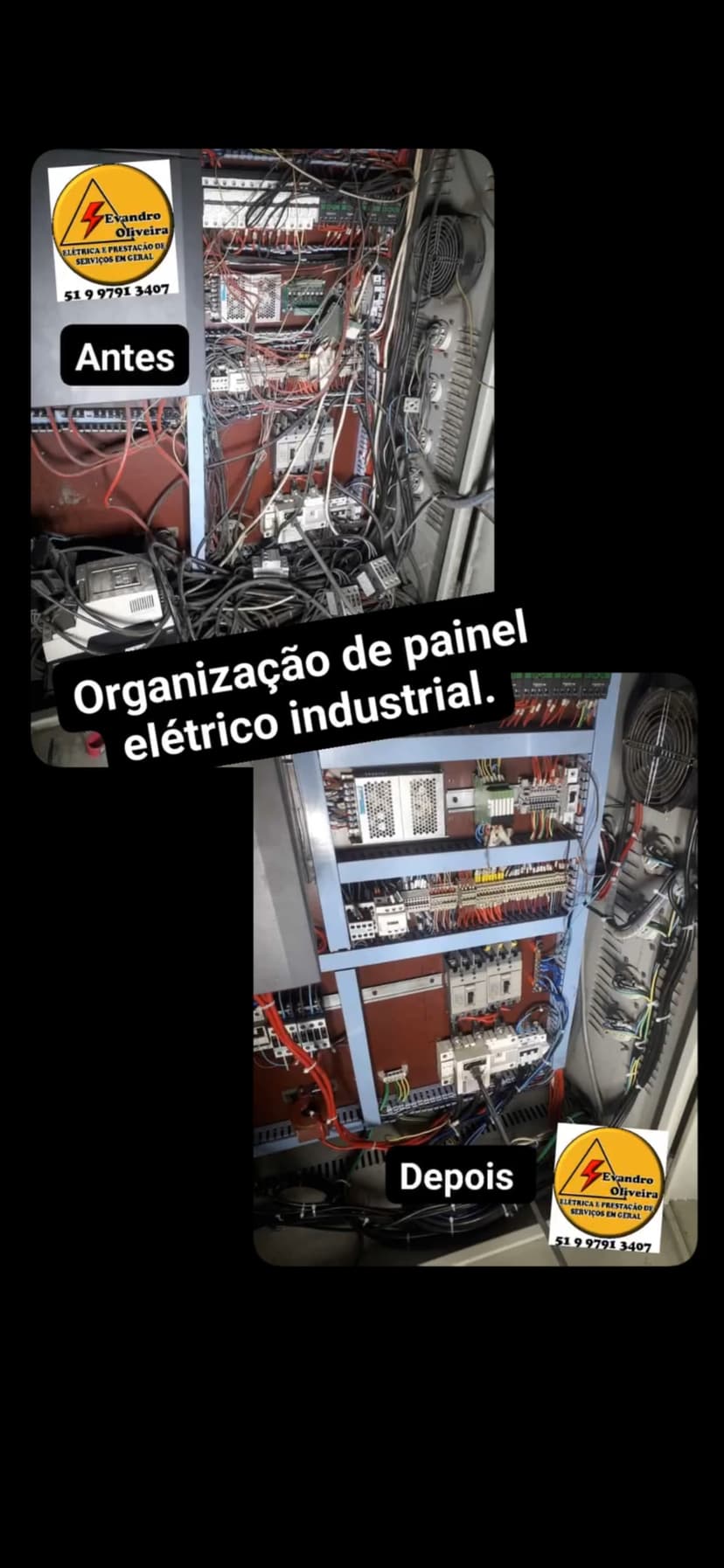 Trabalho de eletricista por Evandro