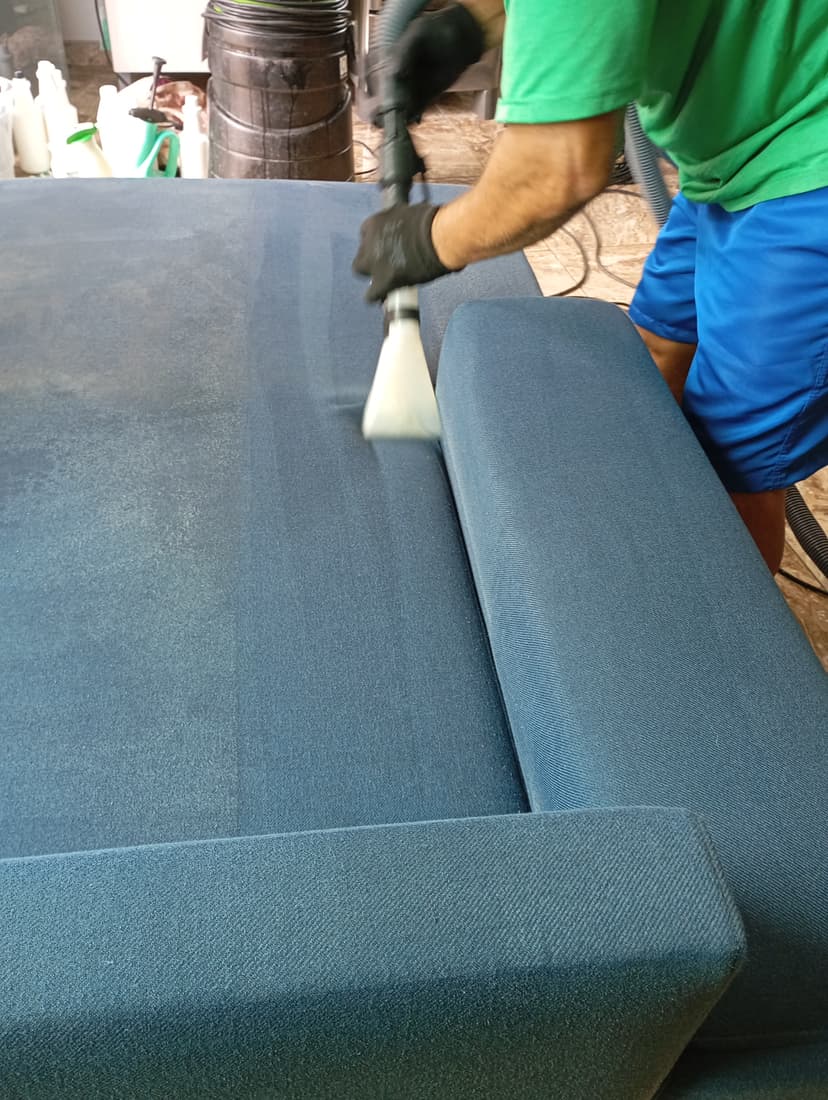 Trabalho de limpador de carpetes e estofados por Lore Clean Higienização