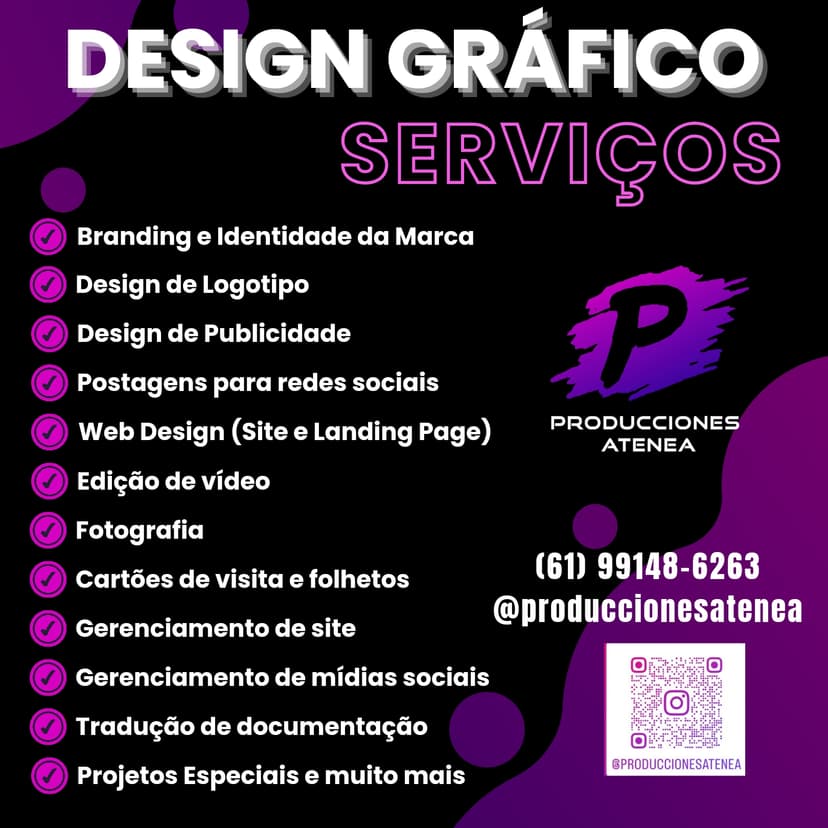 Trabalho de designer gráfico e digital por Vanessa