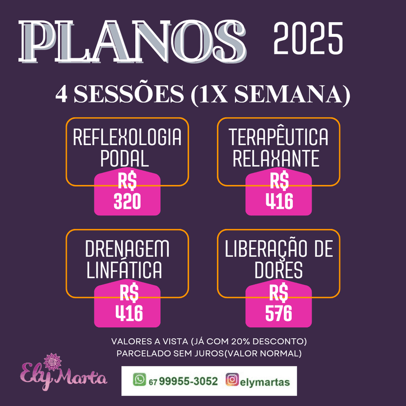 Trabalho de massoterapeuta por Ely Marta 