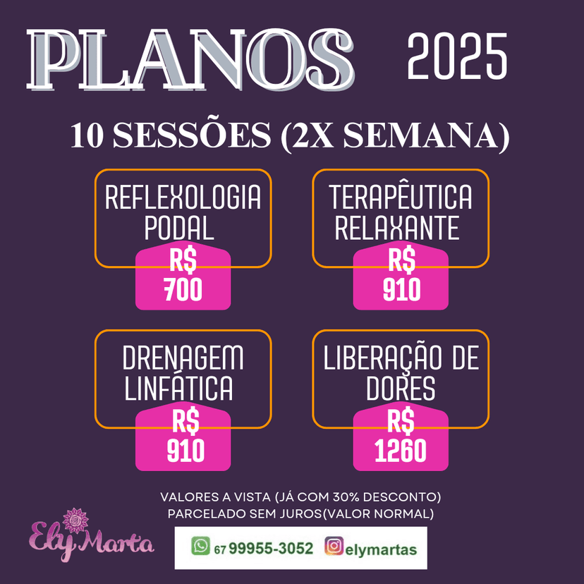 Trabalho de massoterapeuta por Ely Marta 