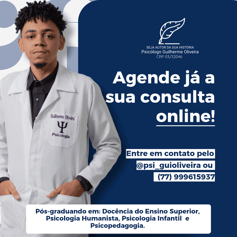 Trabalho de psicólogo por Psicólogo Guilherme Oliveira