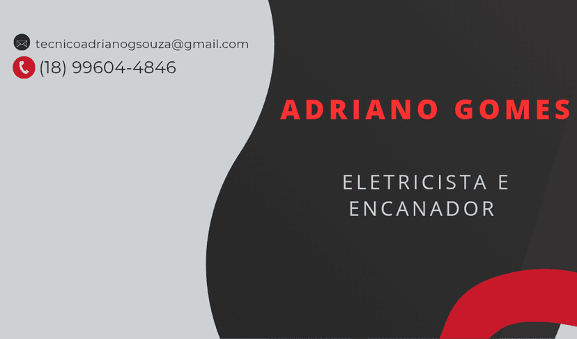 Trabalho de eletricista por Adriano