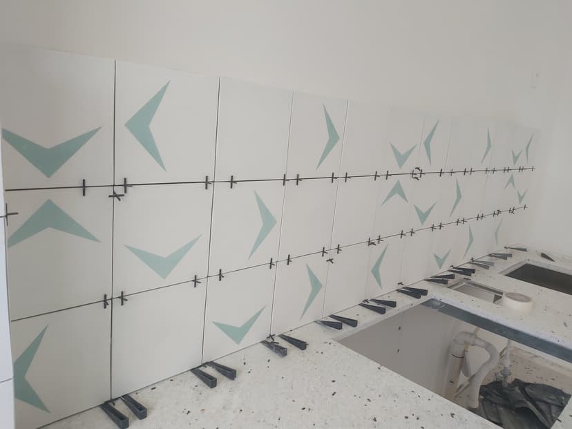 Trabalho de azulejista por Lino porcelanato