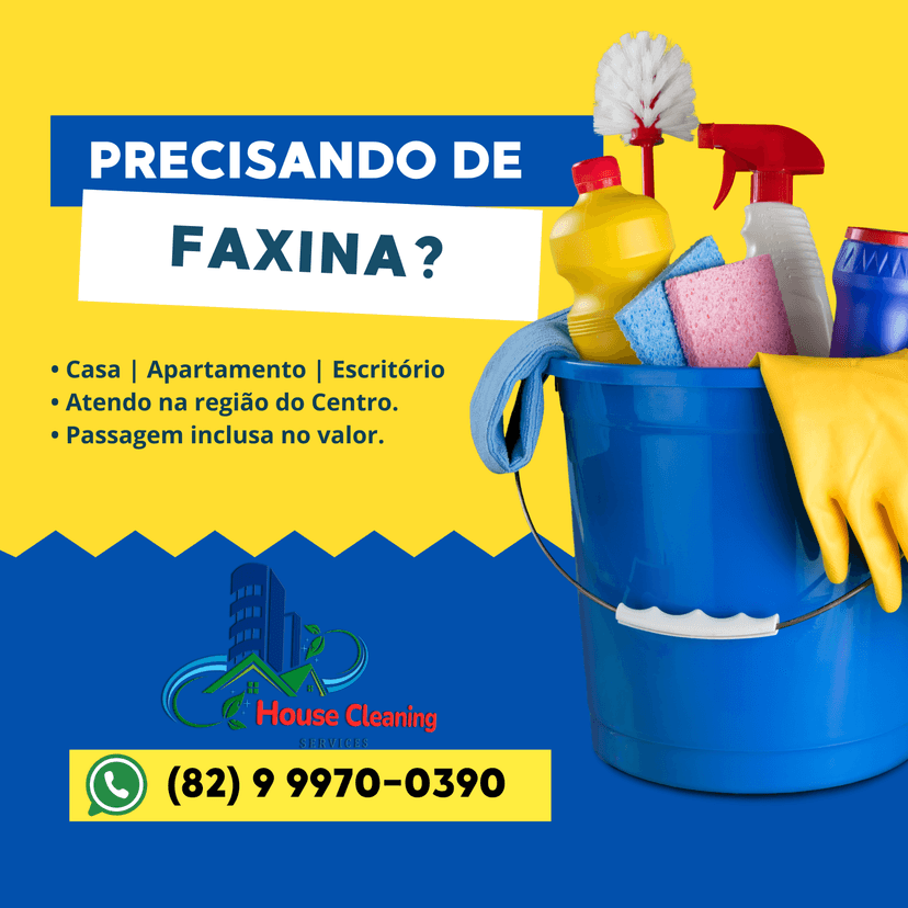 Trabalho de diarista por House Cleaning Services | José Eduardo