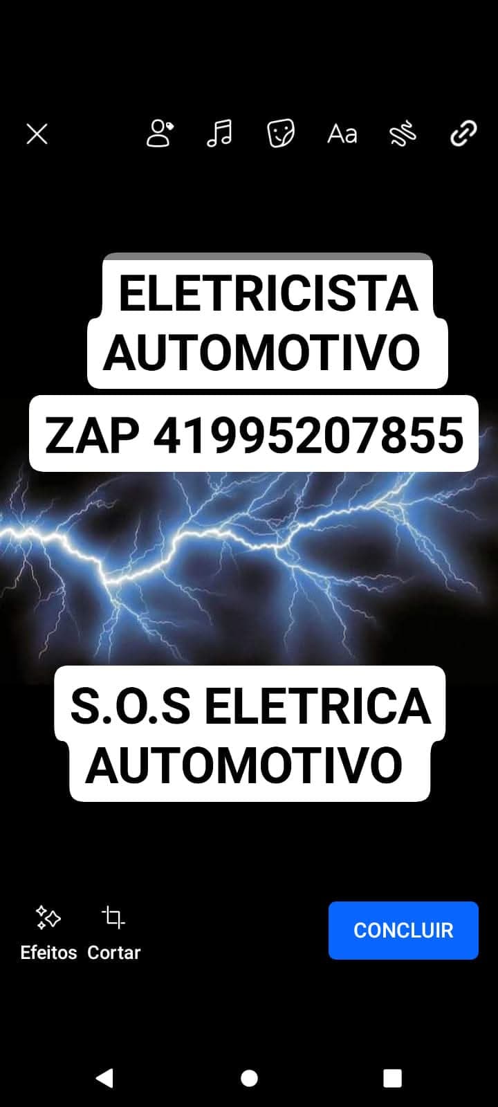 Trabalho de técnico em serviços automotivos por Galdino