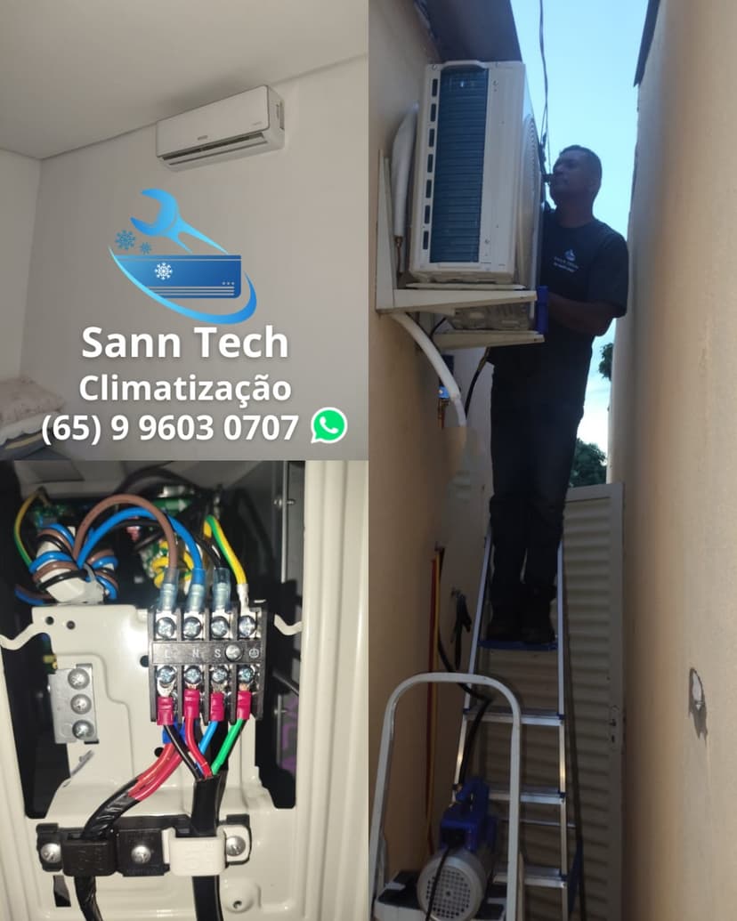 Trabalho de técnico em ar condicionado por Ednilson