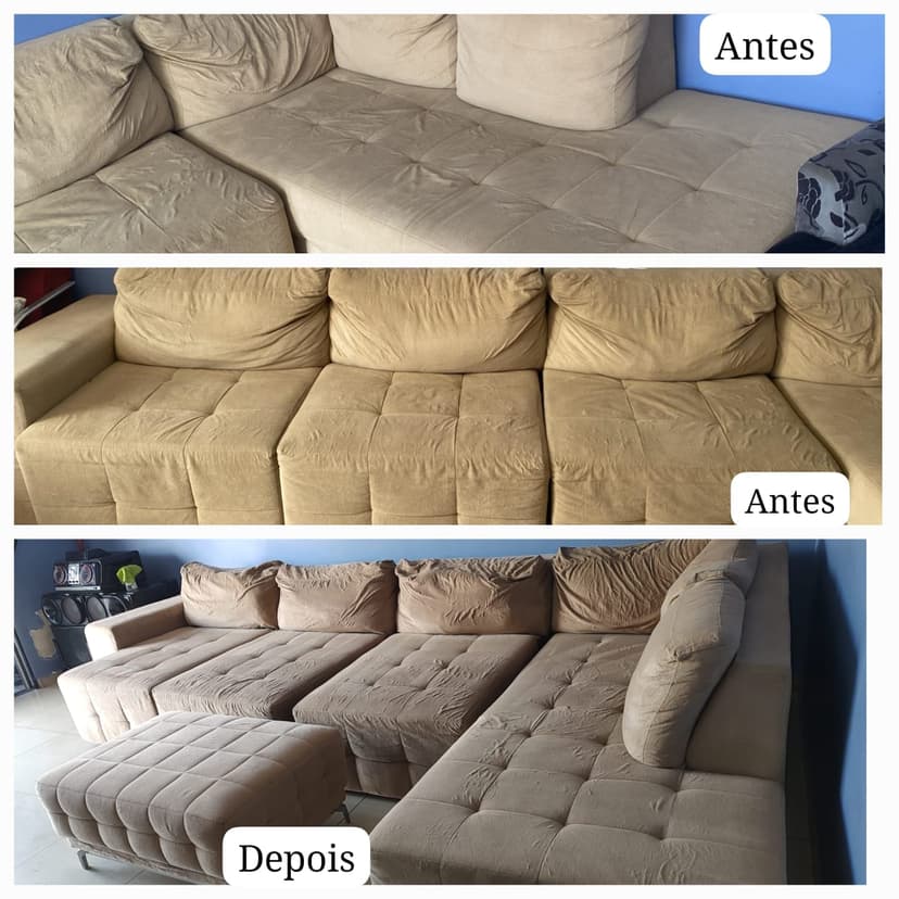 Trabalho de limpador de carpetes e estofados por Gota Mágica Higienização | Rodrigo