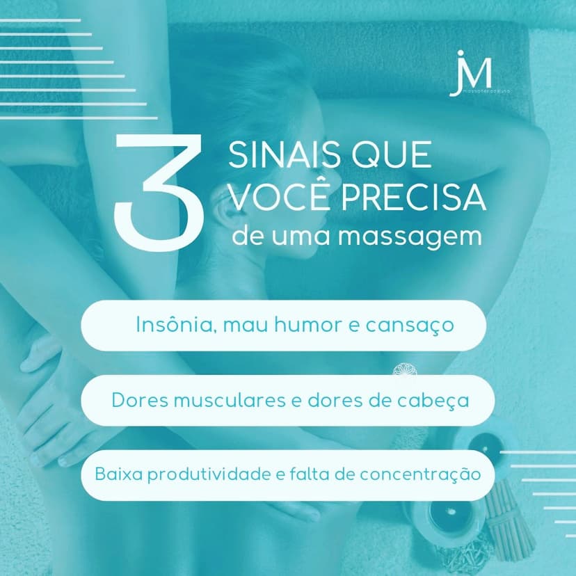 Trabalho de massoterapeuta por Janete