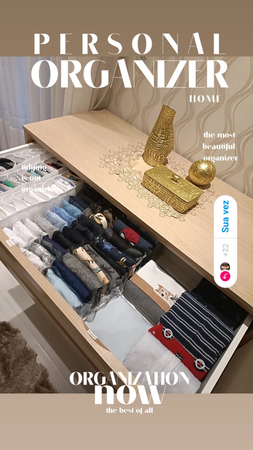 Trabalho de personal organizer por Thaty