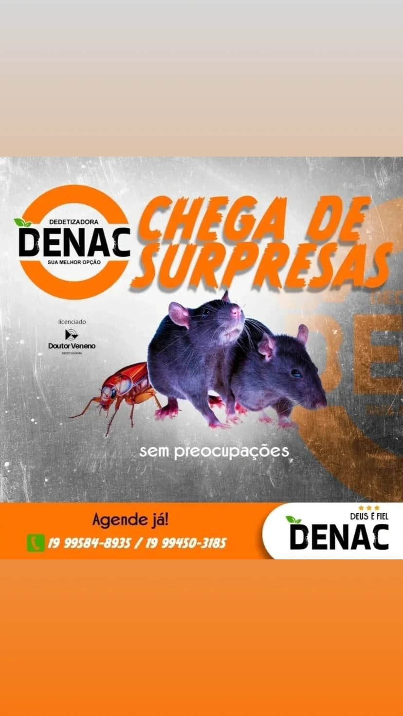 Trabalho de dedetizadora por Denac Dedetizadora