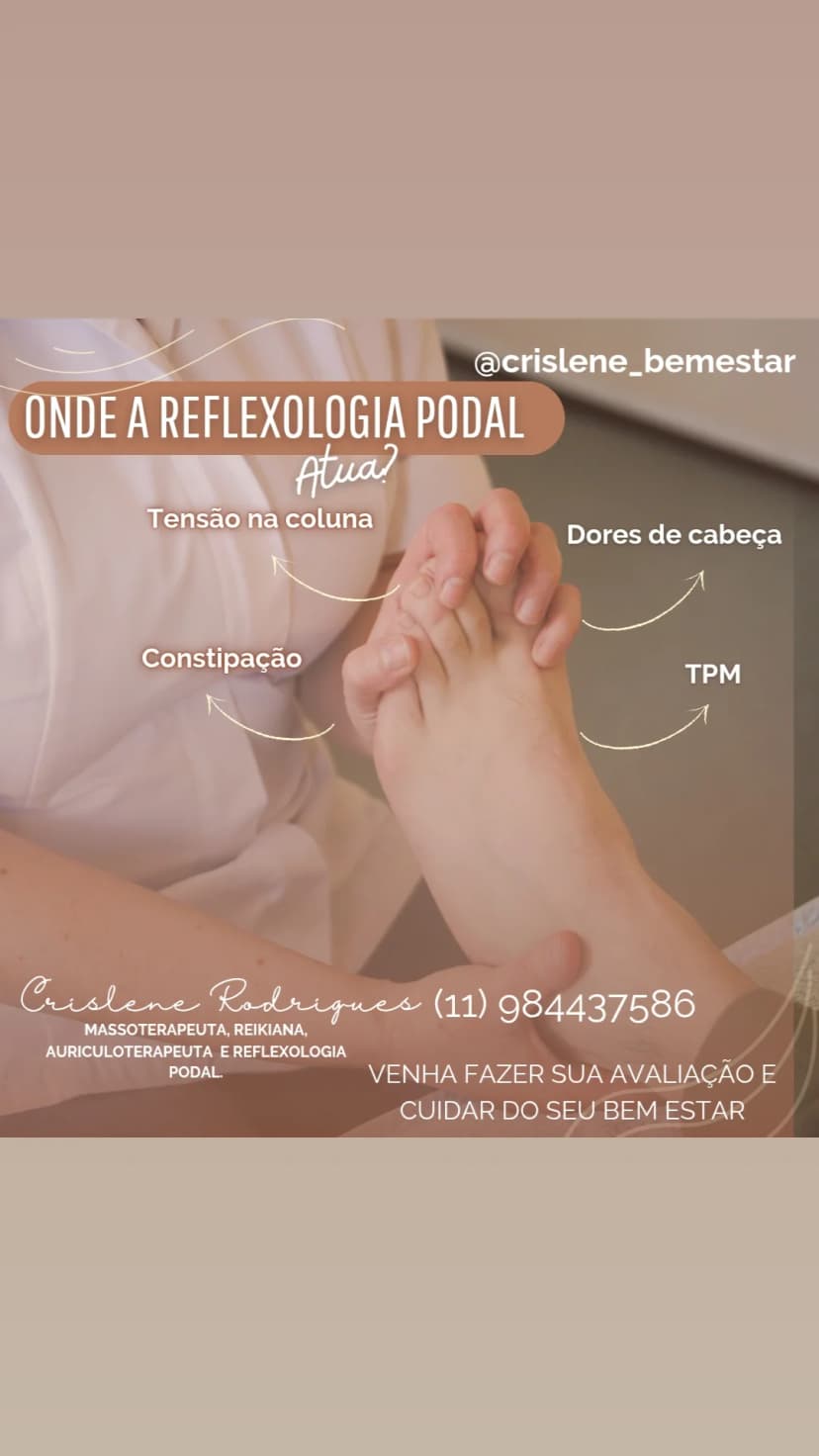 Trabalho de massoterapeuta por Crislene