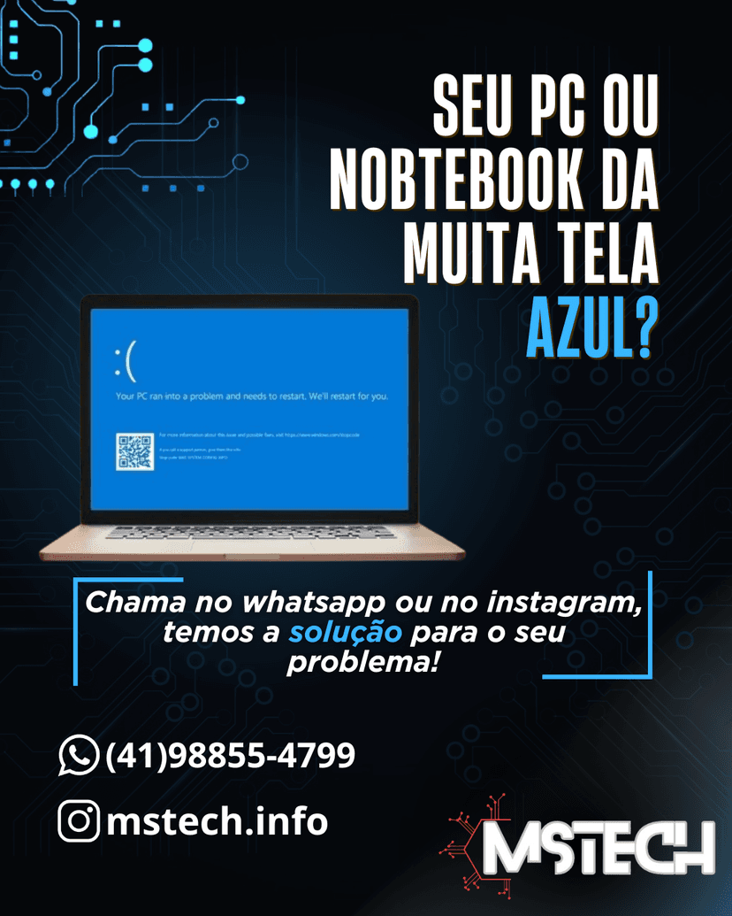 Trabalho de técnico em informática e eletrônicos por MSTECH - Soluções em Informática | Marcelo Silva