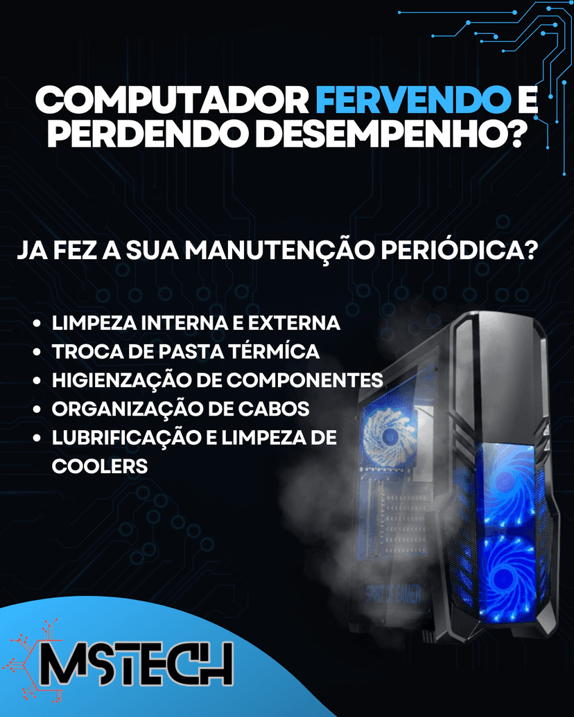 Trabalho de técnico em informática e eletrônicos por MSTECH - Soluções em Informática | Marcelo Silva