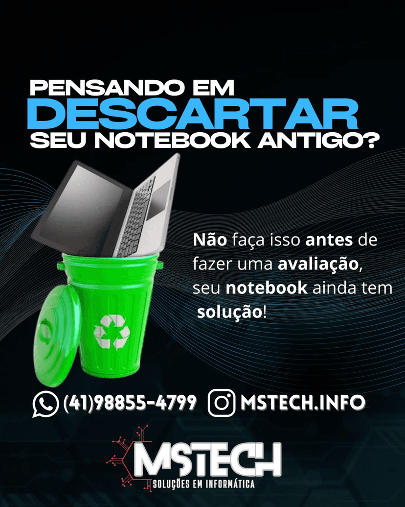 Trabalho de técnico em informática e eletrônicos por MSTECH - Soluções em Informática | Marcelo Silva