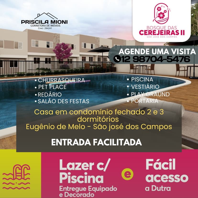 Trabalho de corretor de imóveis por Priscila Mioni