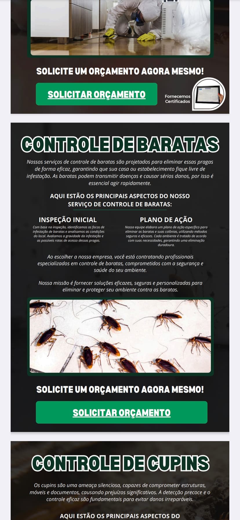 Trabalho de dedetizadora por C3 Dedetização e serviço