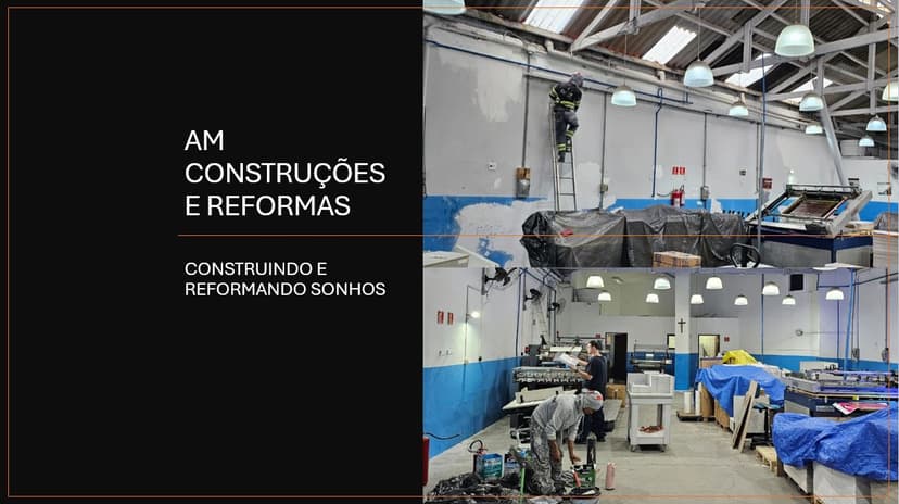Trabalho de eletricista por AM Construções e Reformas Ltda
