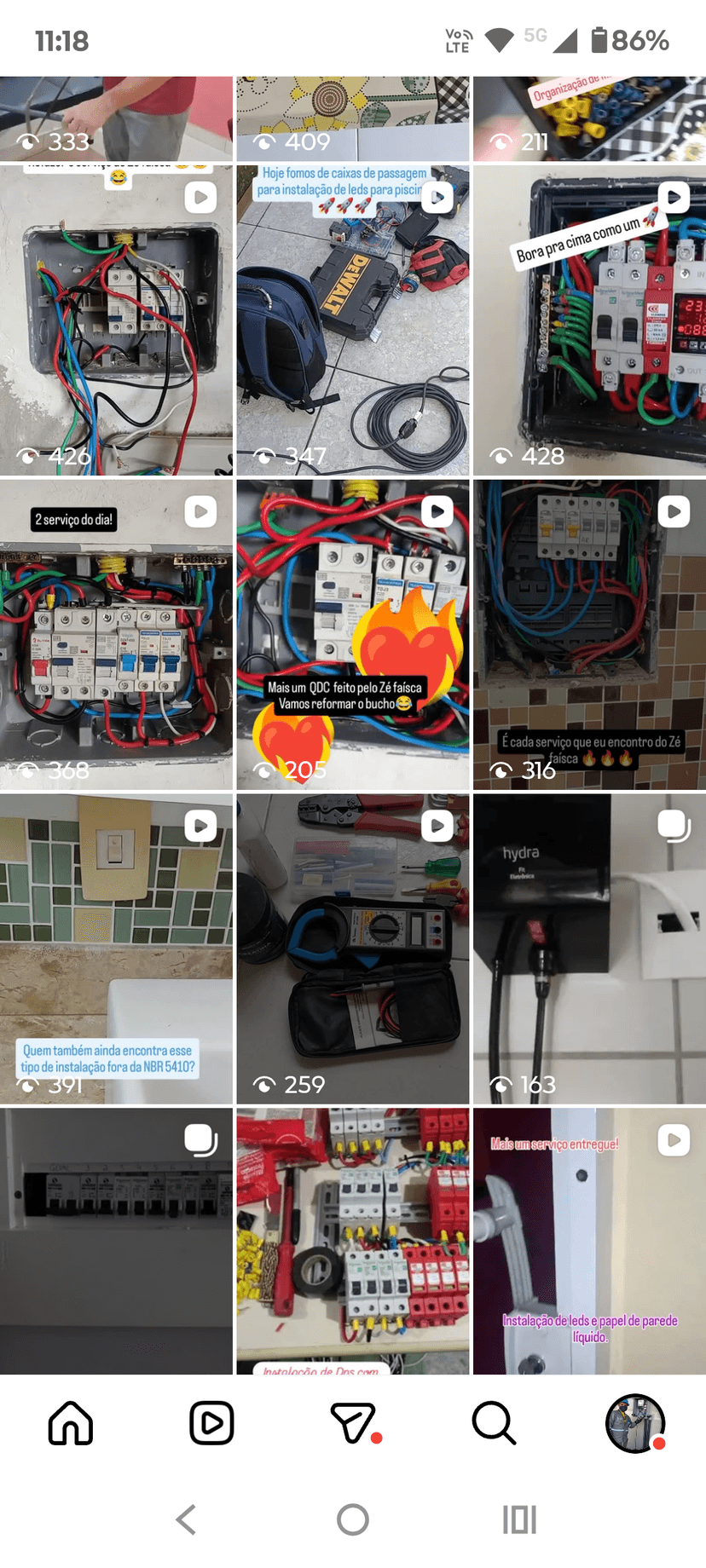 Trabalho de eletricista por Allan_eletricista