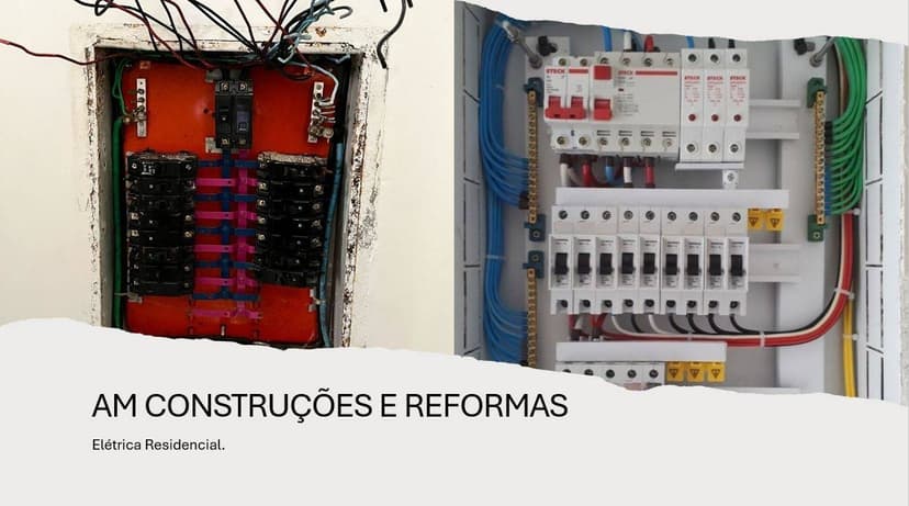 Trabalho de eletricista por AM Construções e Reformas Ltda