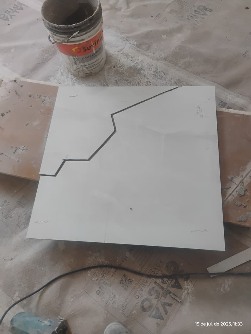Trabalho de azulejista por Josué