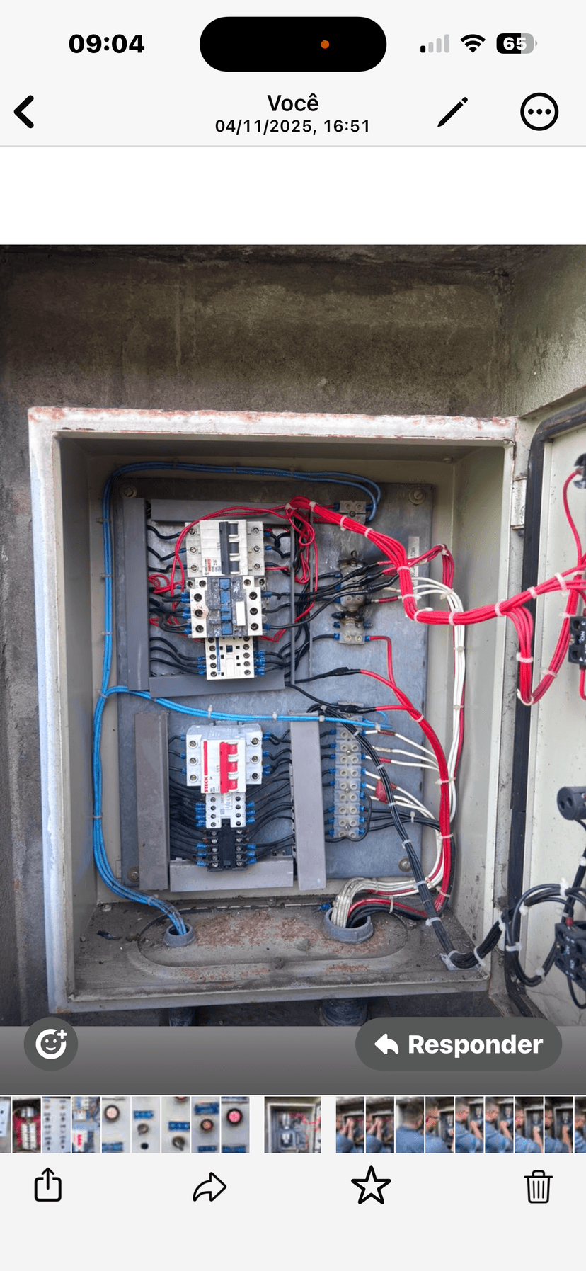 Trabalho de eletricista por AISLAN MENABO