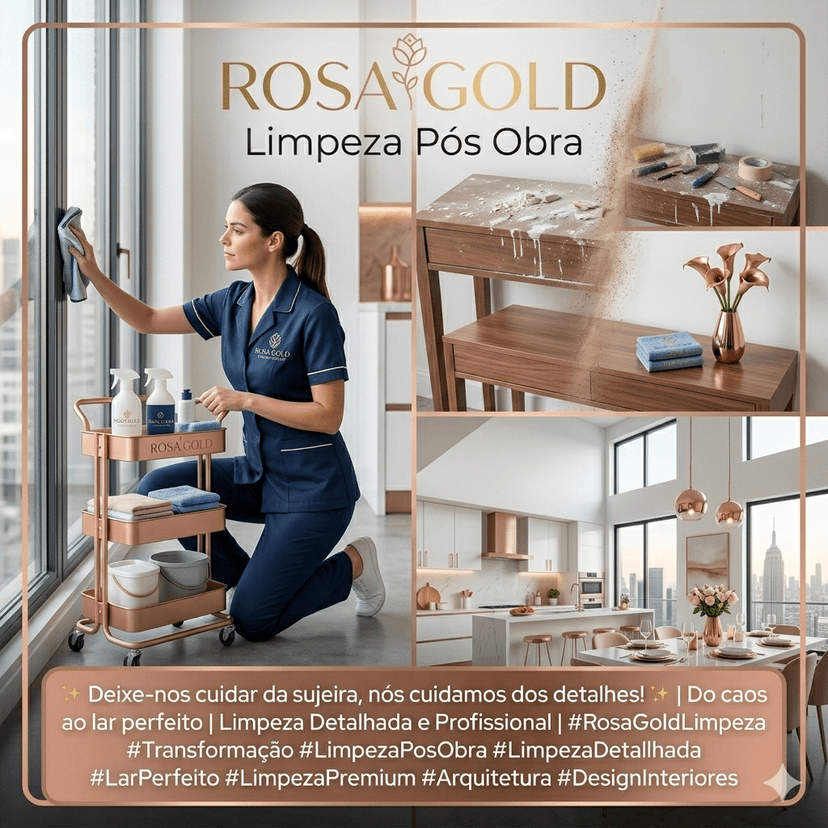 Trabalho de diarista por Rosa gold Limpeza pós obra