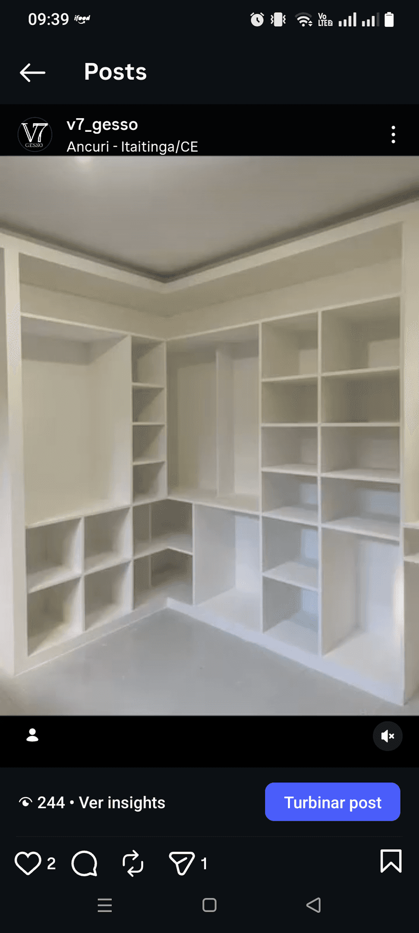 Trabalho de gesseiro por V7 Gesso e Serviços