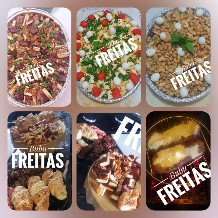 Trabalho de serviço de buffet e gastronomia por Bubu do churrasco