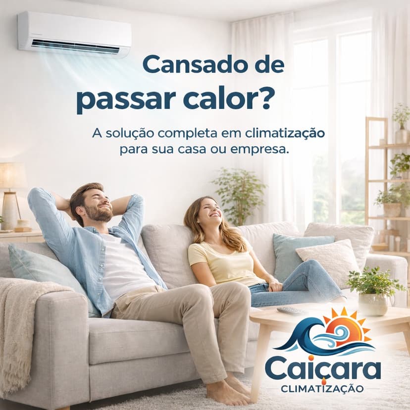 Trabalho de técnico em ar condicionado por Caiçara Climatização